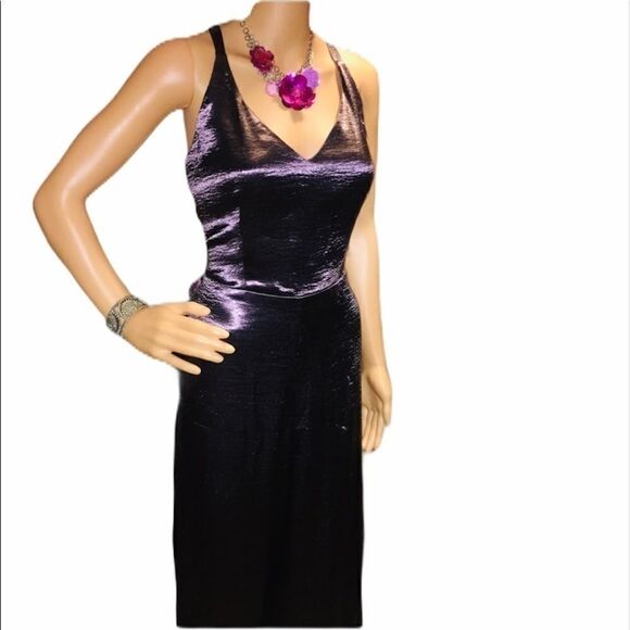 Eyeshadow Purple Jumpsuit Size Medium NWT - Picture 2 of 9